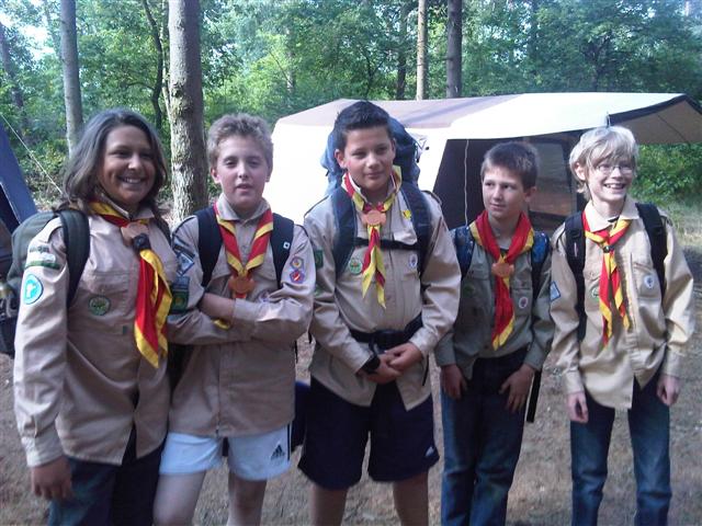 foto's van de scouts (jongens)